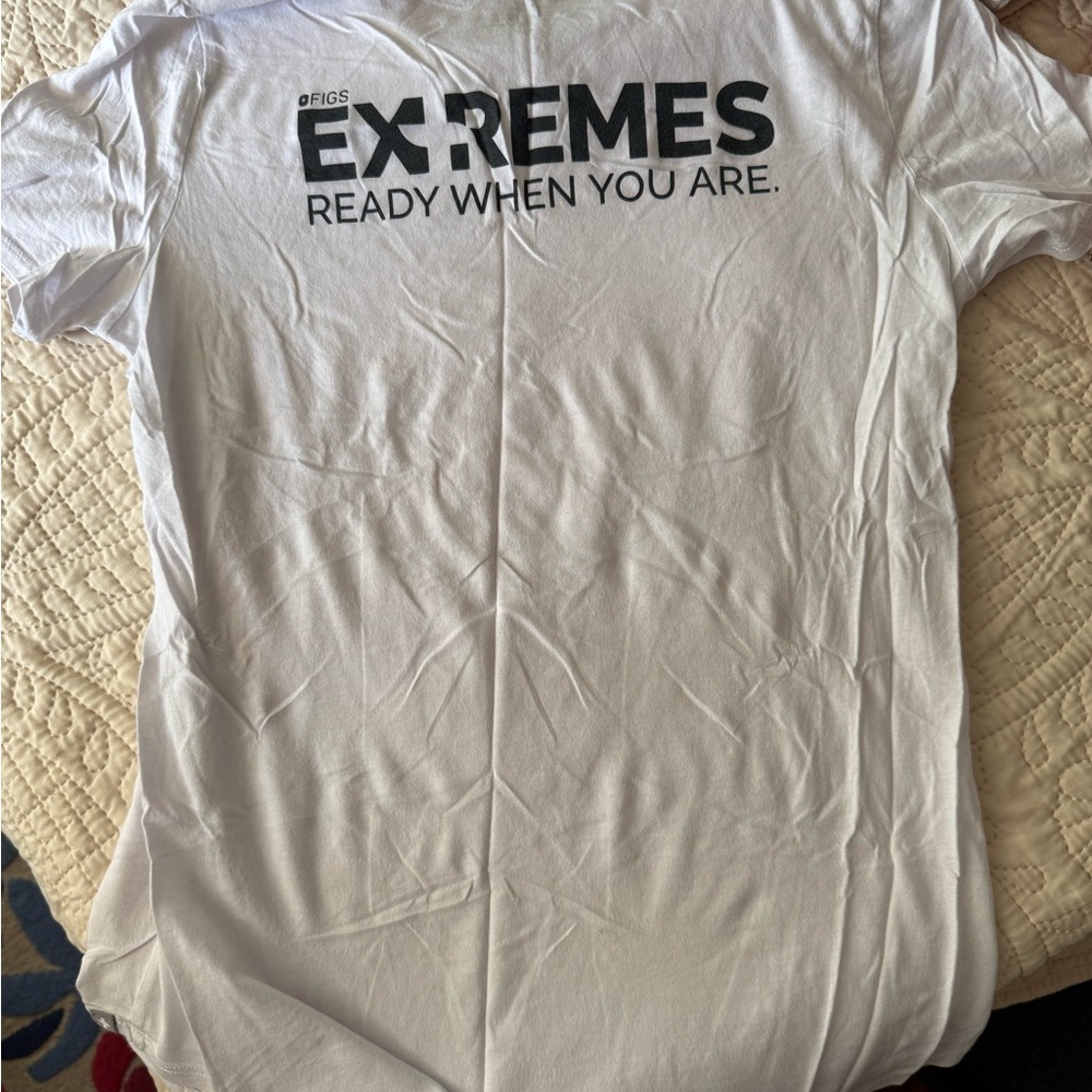 Figs Super Soft White T-Shirt